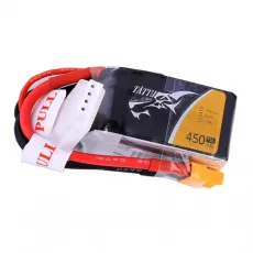 Аккумулятор Tattu LiPO 11,1 В 450 мАч 3S 75C фото