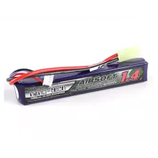 Аккумулятор Turnigy 11.1V 1400mah 3S 15-25C Lipo AIRSOFT Pack для страйкбола фото