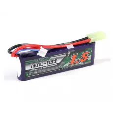 Аккумулятор Turnigy 7.4V 1500mAh 2S 20-40C Lipo AIRSOFT Pack для страйкбола фото
