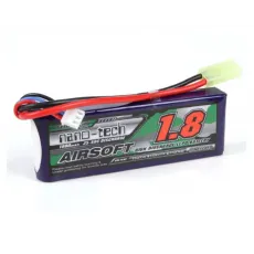 Аккумулятор Turnigy 7.4V 1800mah 2S 25-50C Lipo AIRSOFT Pack для страйкбола фото