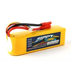 Аккумулятор ZIPPY Compact 6200mAh 4s 40c Lipo Pack HXT4mm Soft case фото